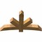 Ekena Millwork Alberta Rough Sawn Timber Gable Bracket, Western Red Cedar, 60"W x 35"H x 6"D x 6"F, 14/12 Pitch GBW060X35X0606ALB00RWR - alternate 3